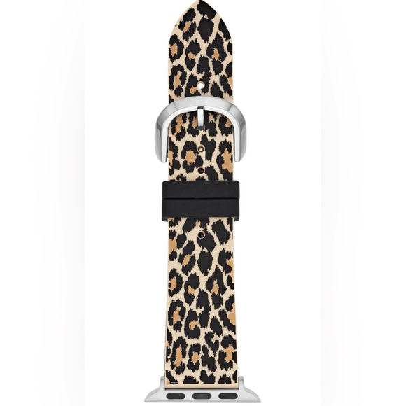 Kate Spade Leopard Pattern Silicone Watch Band - Picture 3 of 3